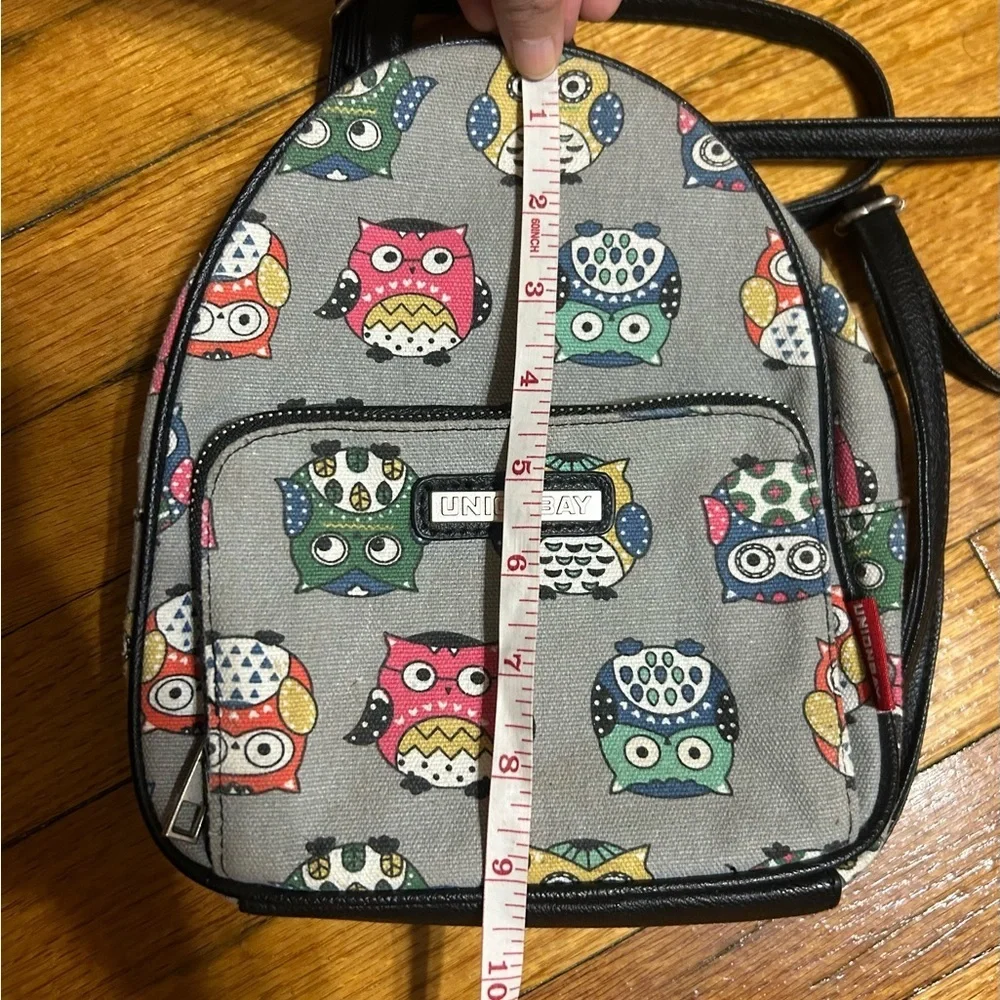 Vintage Union Bay Backpack Womens Purse Owls ‎ Y2K Boho School